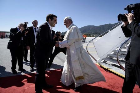 LESVOS.PAPAS.BARTOLOMAIOS.IERONYMOS.16.4.2016.3