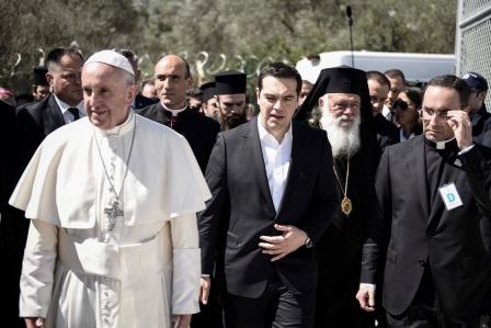 LESVOS.PAPAS.BARTOLOMAIOS.IERONYMOS.16.4.2016.5