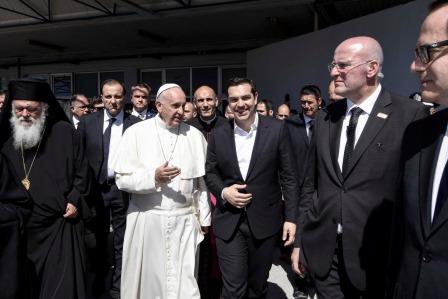 LESVOS.PAPAS.BARTOLOMAIOS.IERONYMOS.16.4.2016.6